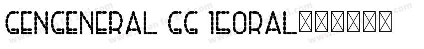 GenGeneral GG 150ral字体转换